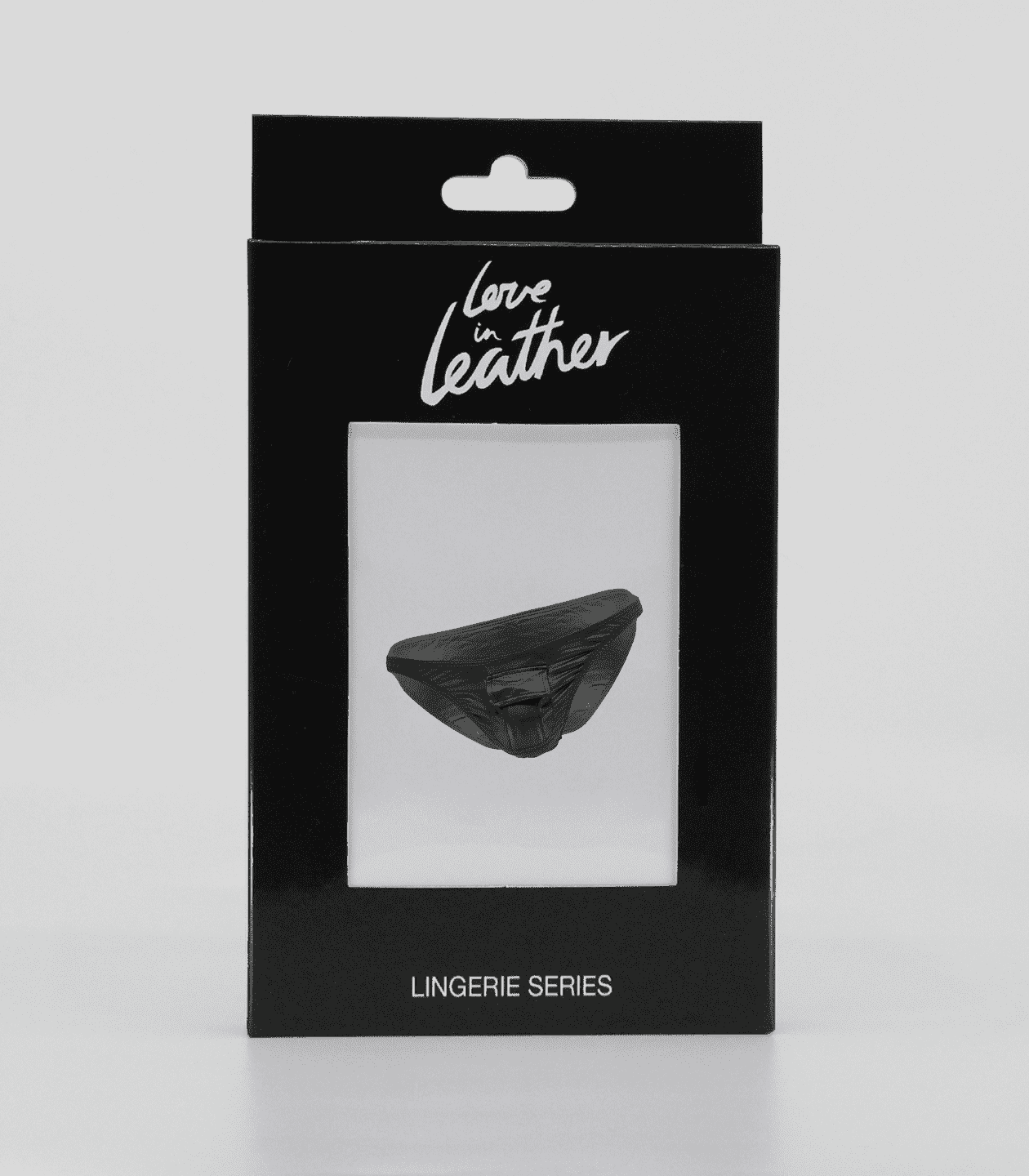 Love In Leather Mens Wet Look Front Pocket Underwear - - His Fetish