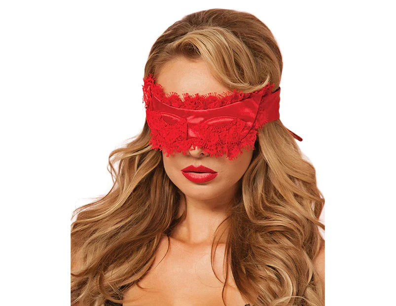Seven Til Midnight Eyelash Blindfold - - Masks And Blindfolds