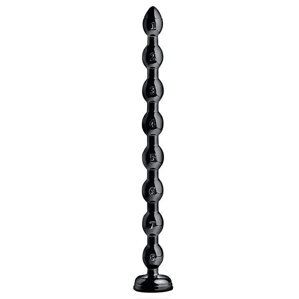Hosed Beaded Hose Anal Dildo 19 Inch - - Anal Dildos