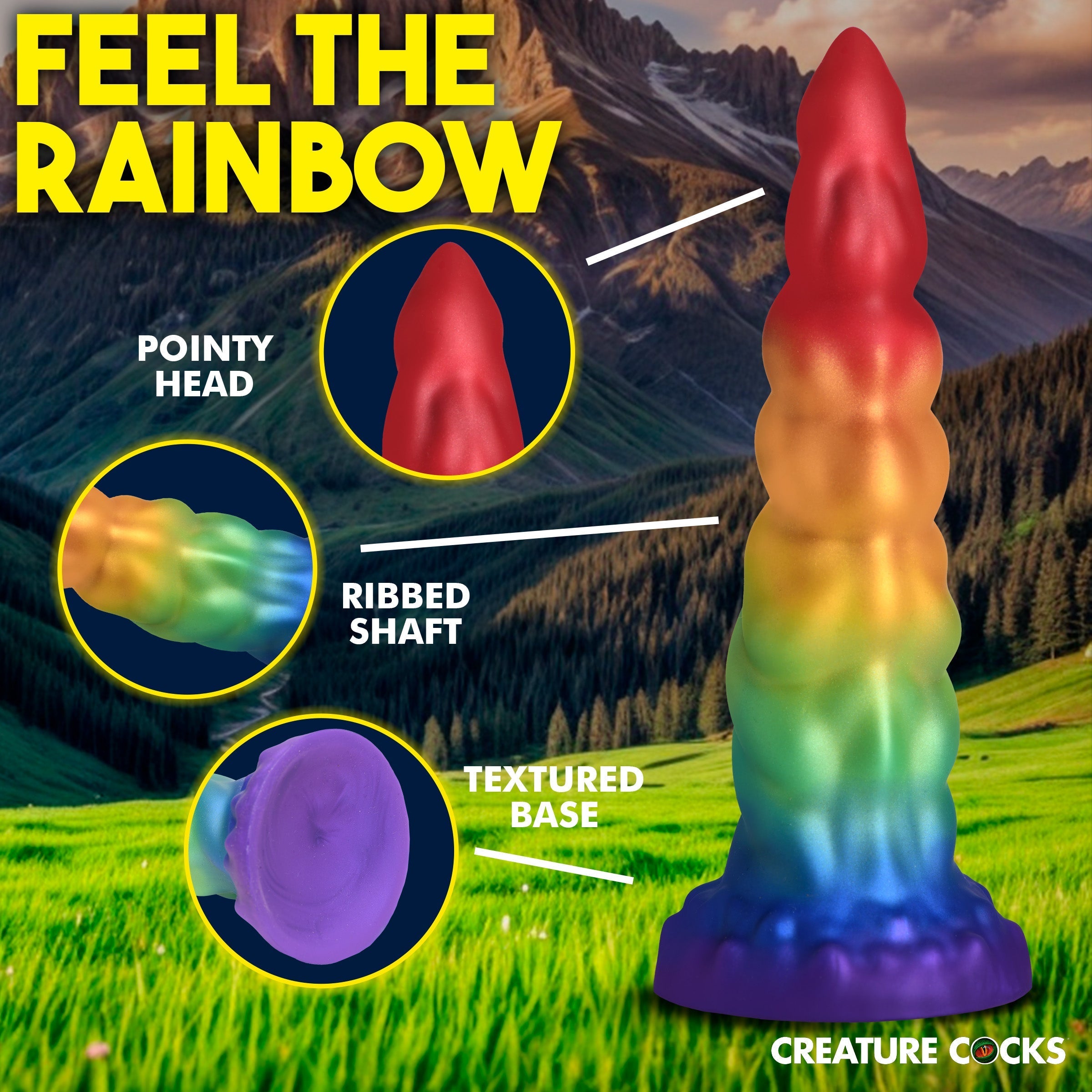 Creature Cocks Magic Rider Unicorn Silicone Dildo - - Realistic Dildos