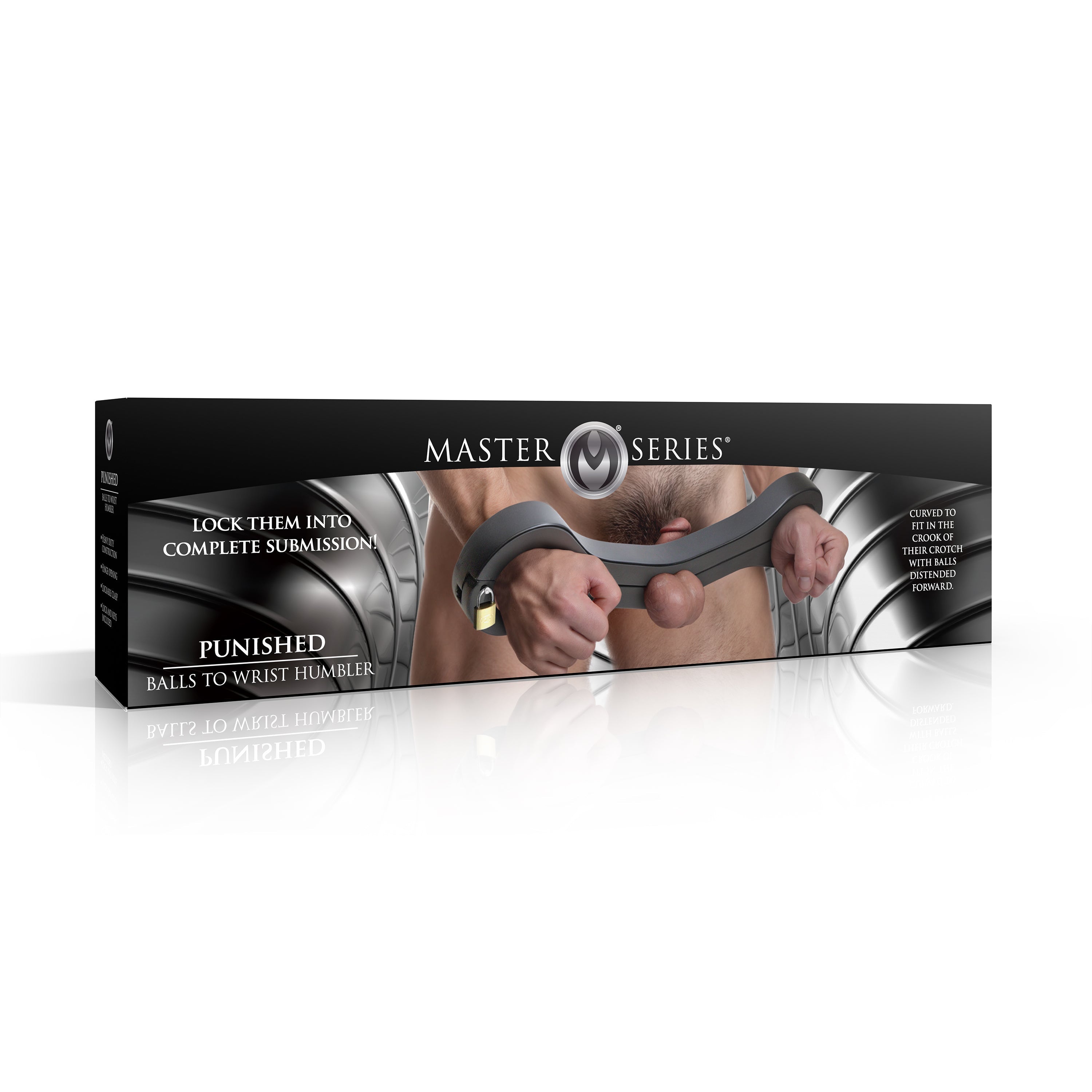 XR Brands Master Series Punished Balls To Wrist Humbler - Cuffs And Restraints