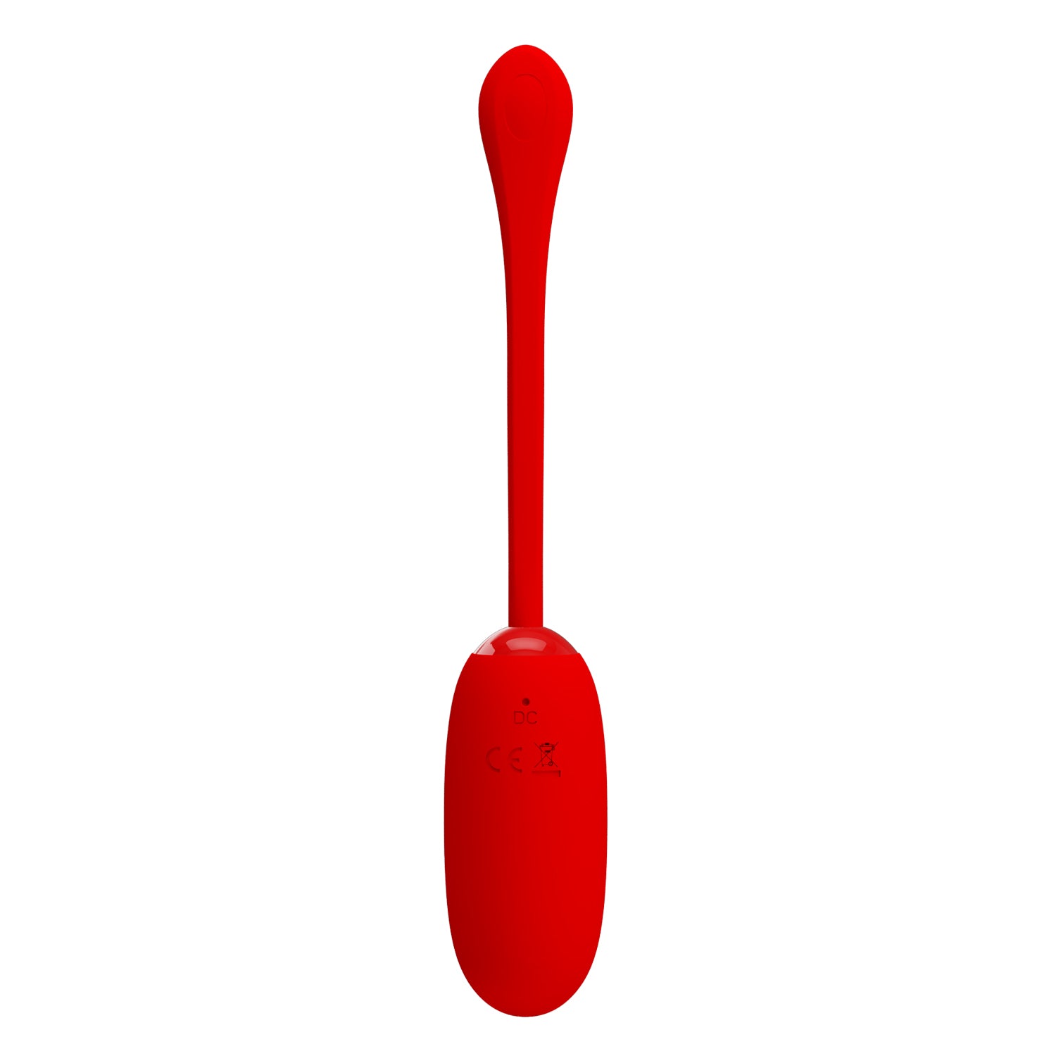 Baile Pretty Love JULIUS Silicone Bullet Massager - Red - Love Eggs and Kegel Exercisers