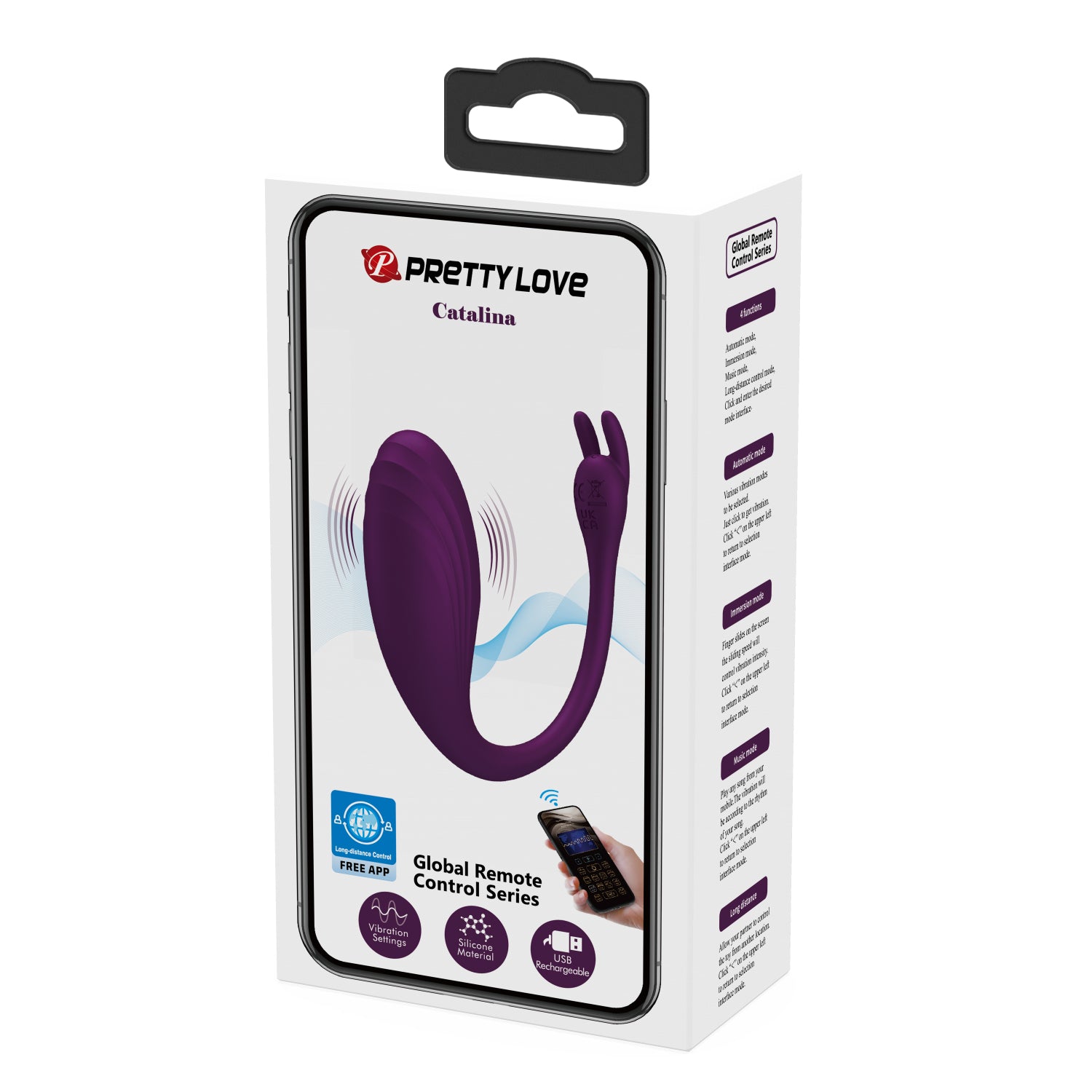 Baile Pretty Love CATALINA Fully Silicone Wearable Vibrator - Love Eggs and Kegel Exercisers