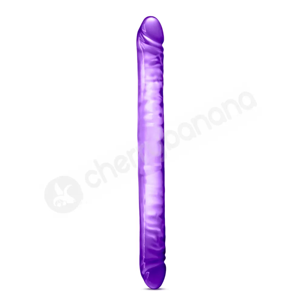 B Yourss Double Ender Realistic Dildo Purple 18 Inch - - Double Ender