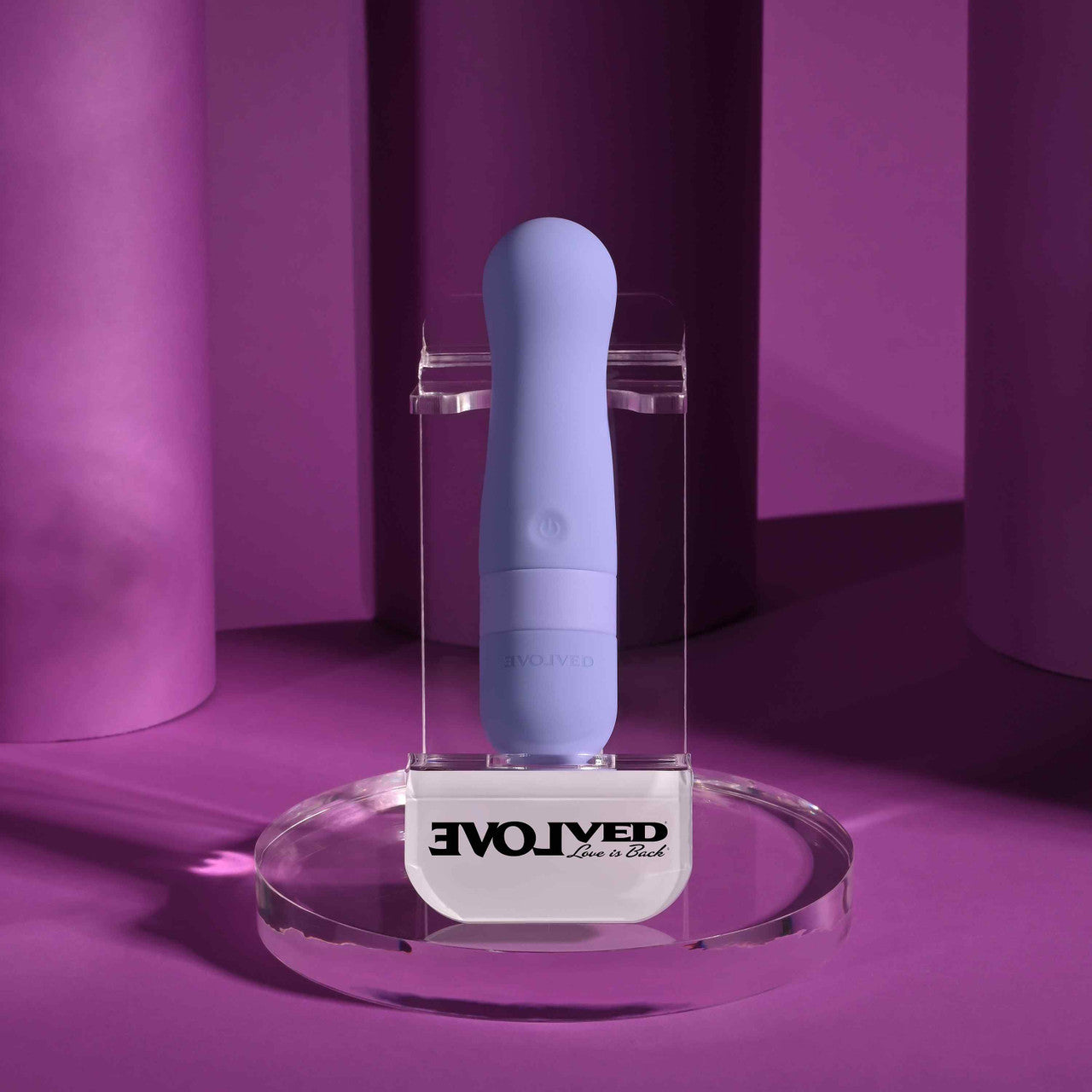 Evolved SQUISHY Rechargeable Bullet Massager - Purple - Bullet Vibrators