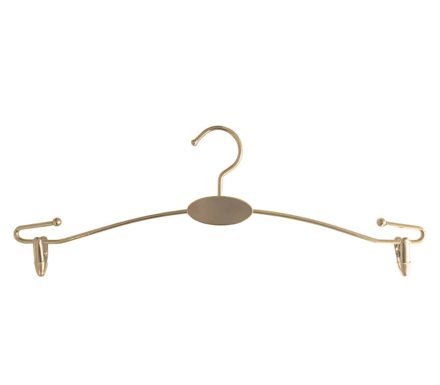 Love In Leather Sturdy Metal Hanger For Lingerie - Gold - Her Fetish