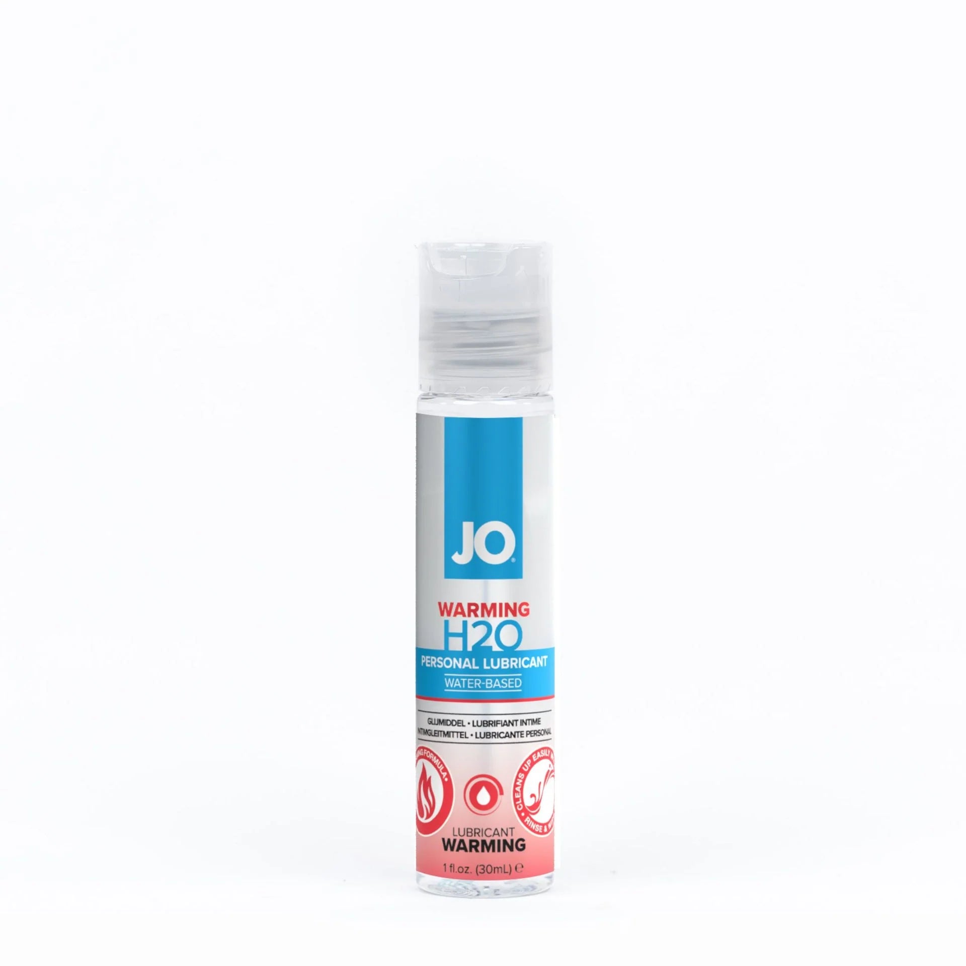 System JO H20 Water Based Warming Lubricant 30ml - - Water Based Lubes