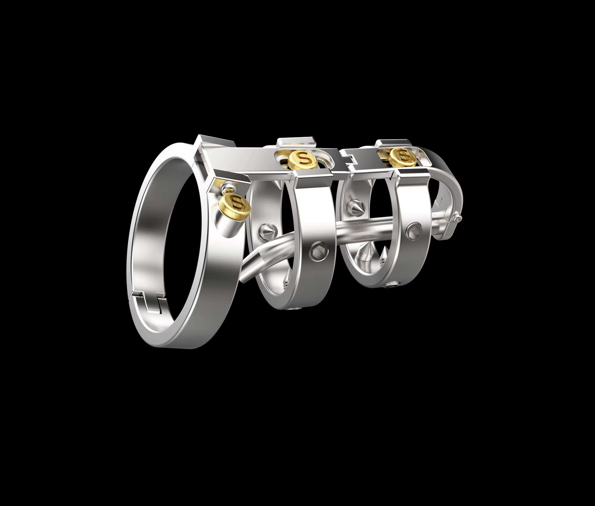 Mechanical Chastity Cage - - Male Chastity