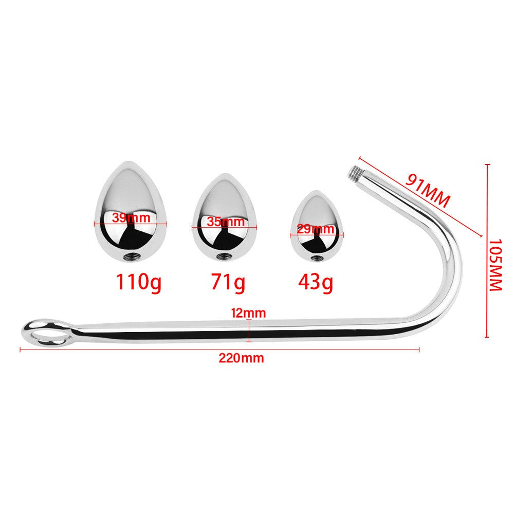 Anal Hook With Plug - Spreaders and Hangers