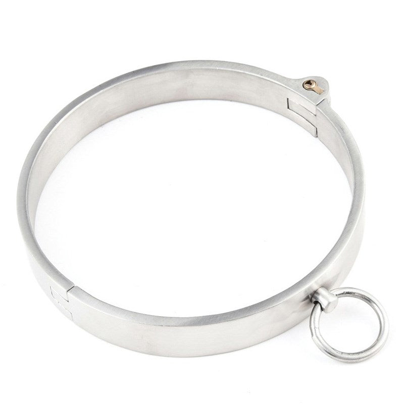 Stainless Steel Collar with Movable O-Ring - Collars and Leads