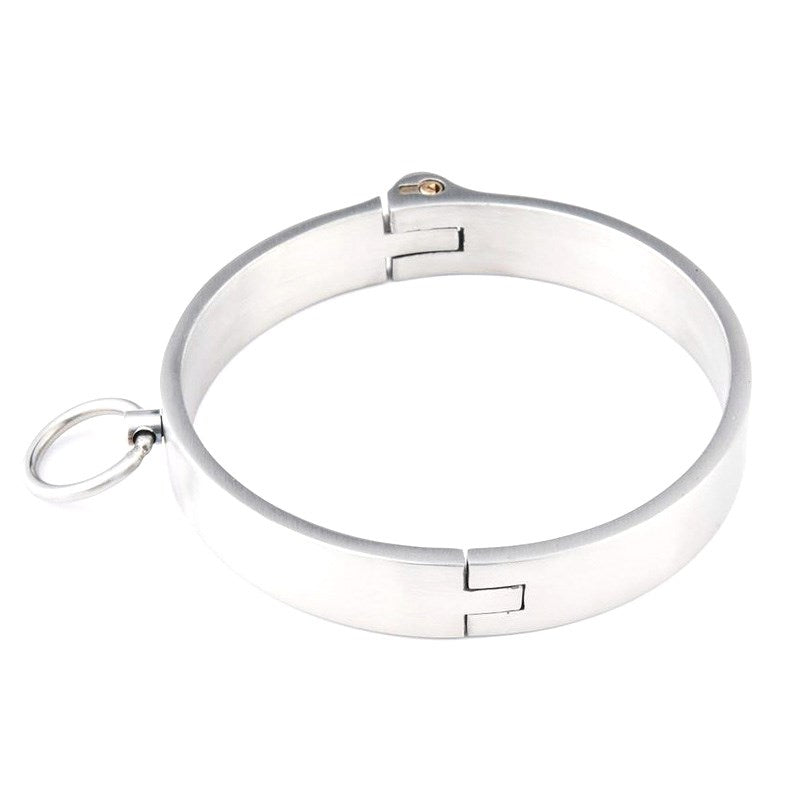 Stainless Steel Collar with Movable O-Ring - Collars and Leads