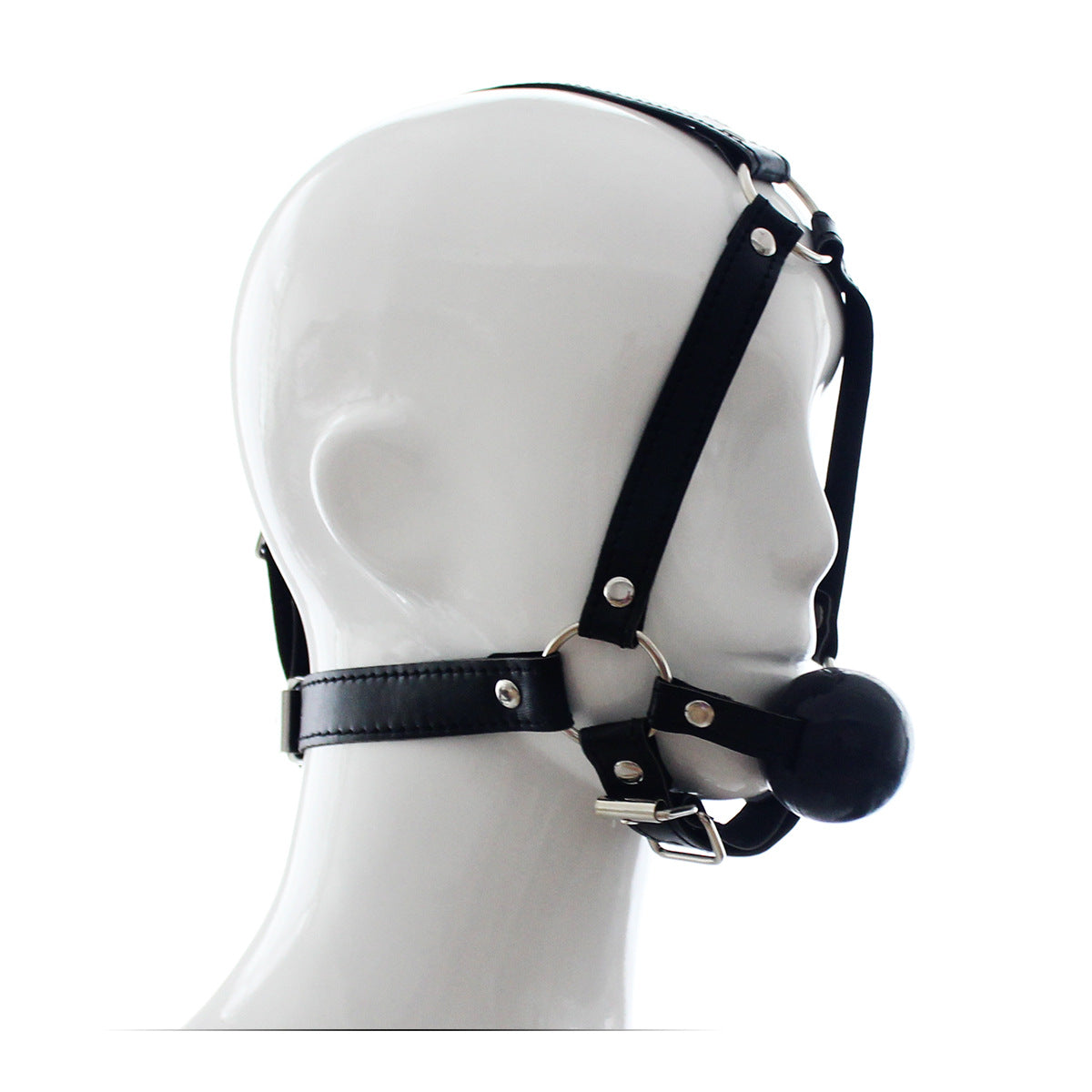Ball Gag Head Harness - Bondage Gags and Bits