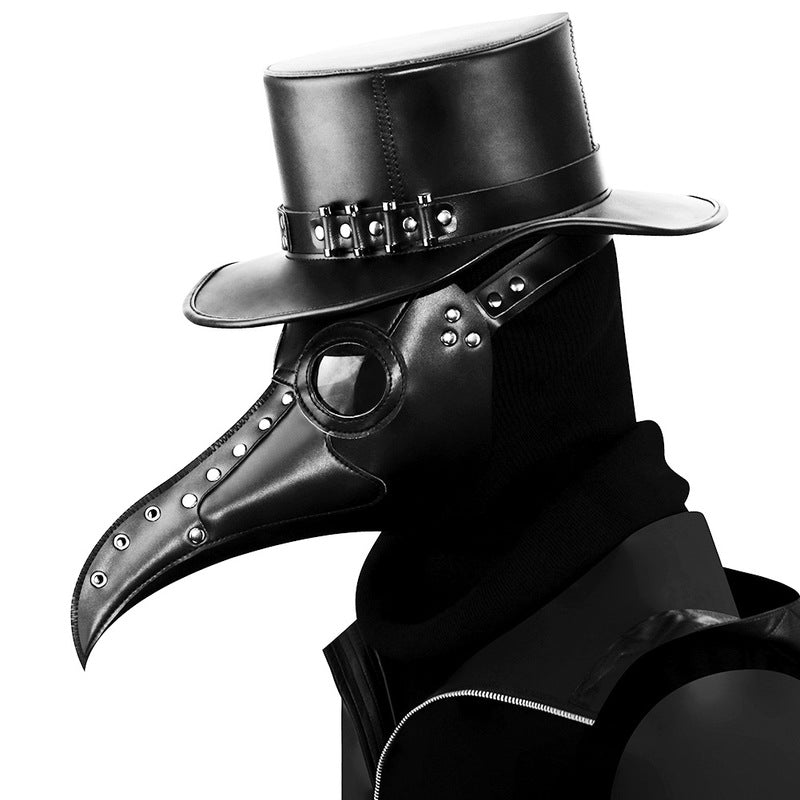 BDStyle Black Long Nose Beak Steampunk Bird Masks - - Masks And Blindfolds