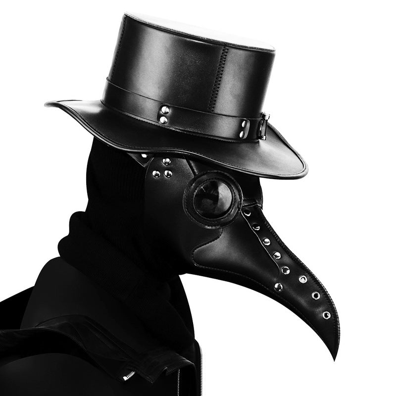 BDStyle Black Long Nose Beak Steampunk Bird Masks - - Masks And Blindfolds