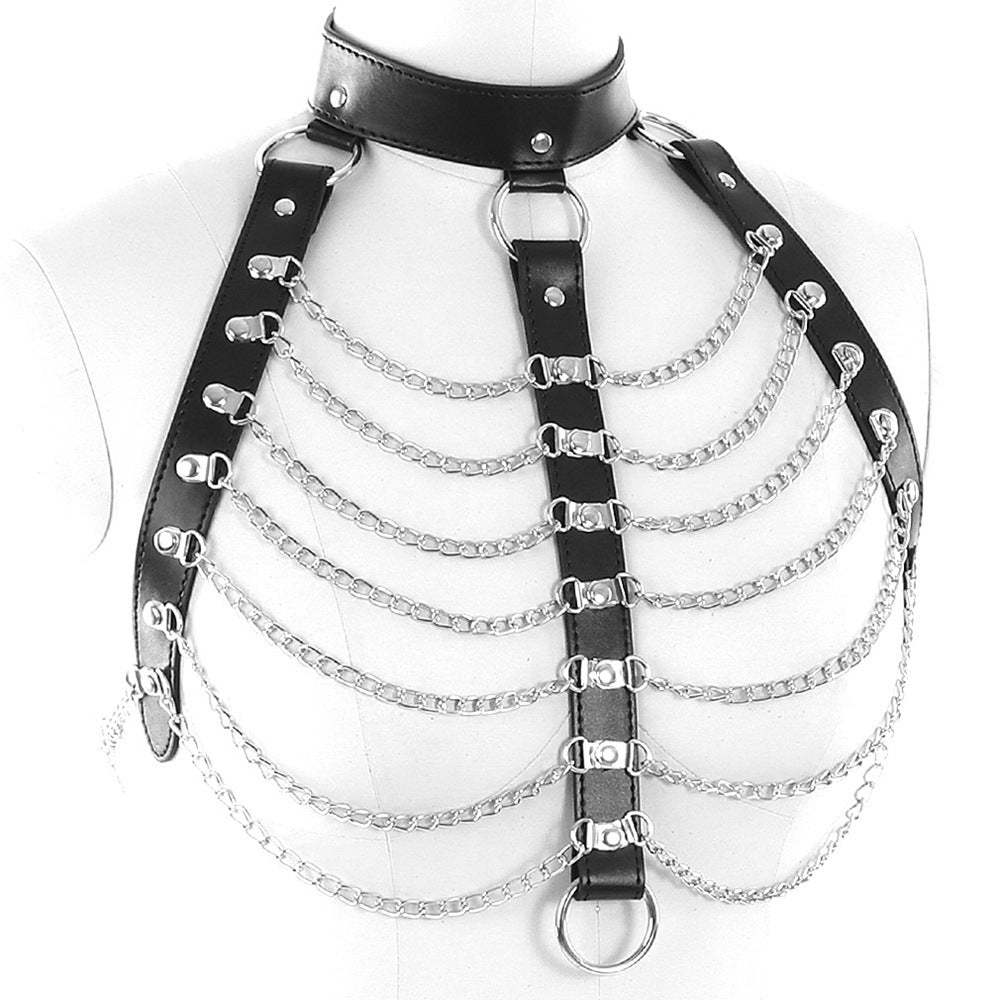 BDStyle Zena Open Breast Fetish Body Harness - OS - Her Fetish