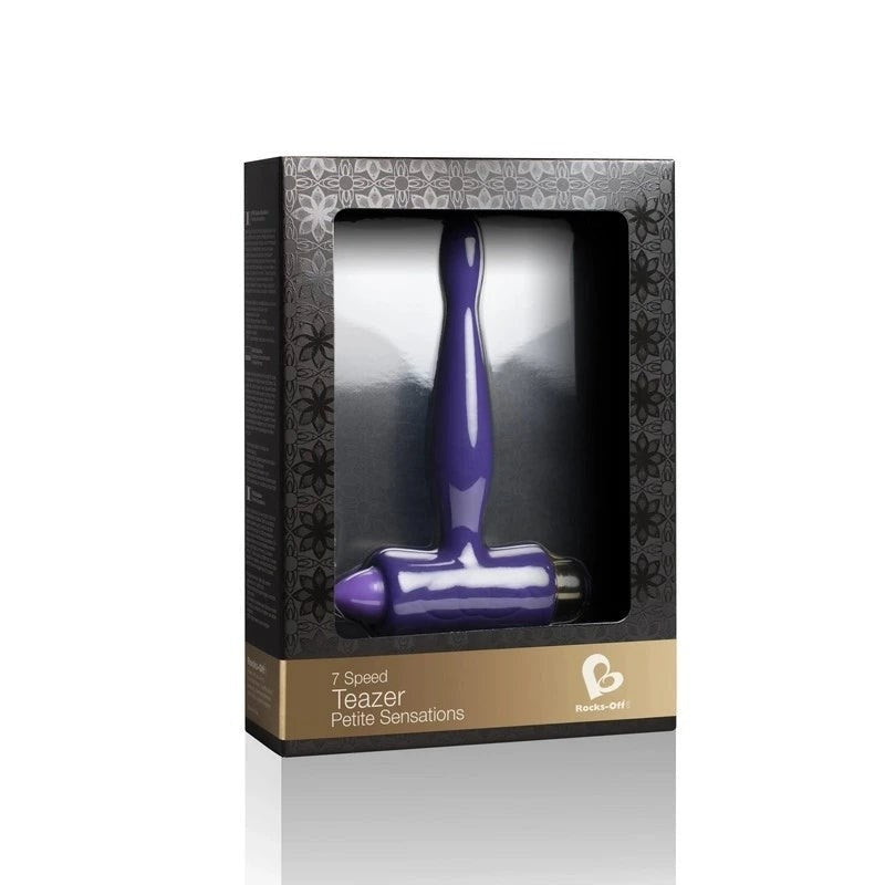 Rocks Off Petite Sensations Teazer Vibrating Butt Plug Purple - Butt Plugs