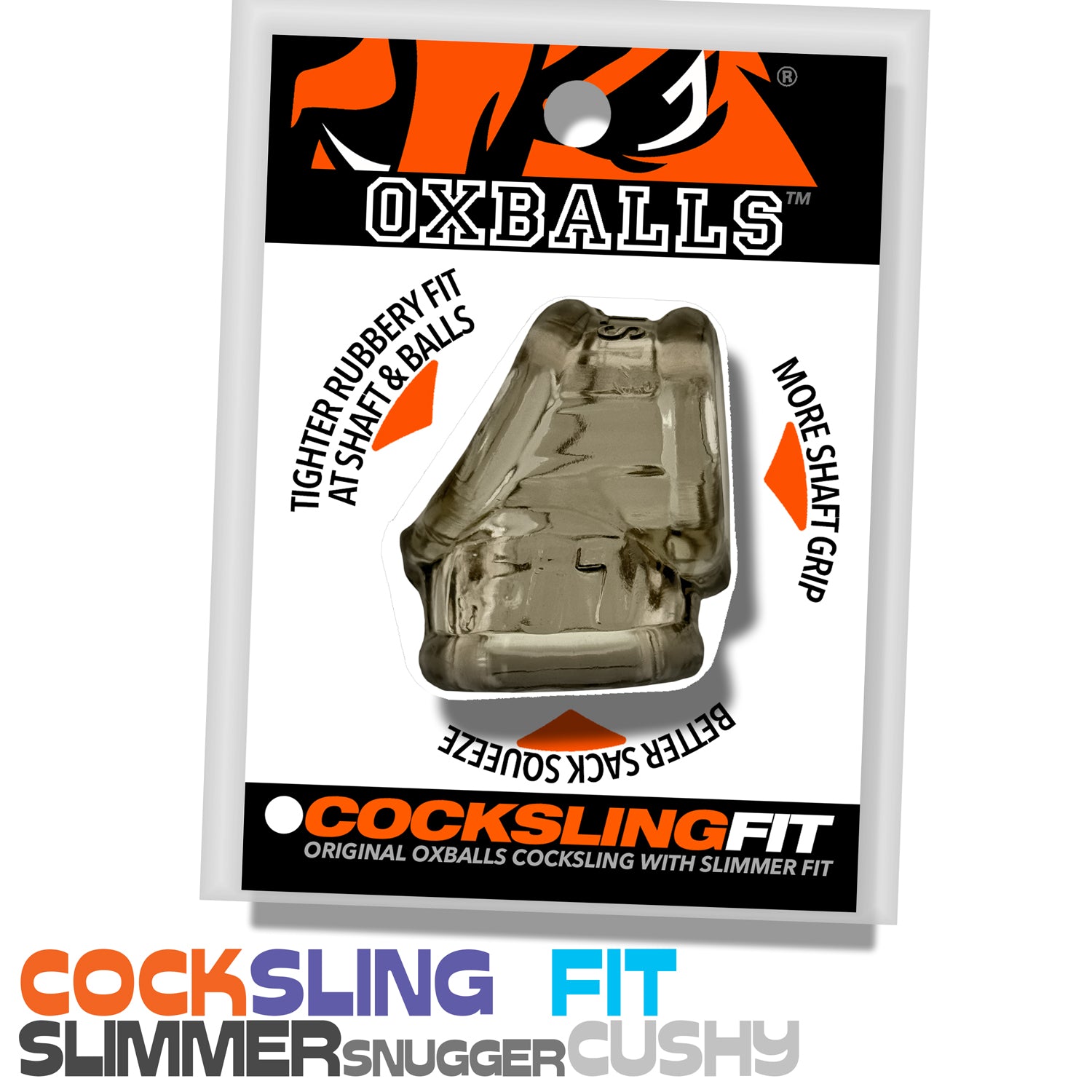 Oxballs Male Pleasure Cocksling With Slimmer Fit - Ball and Cock Toys