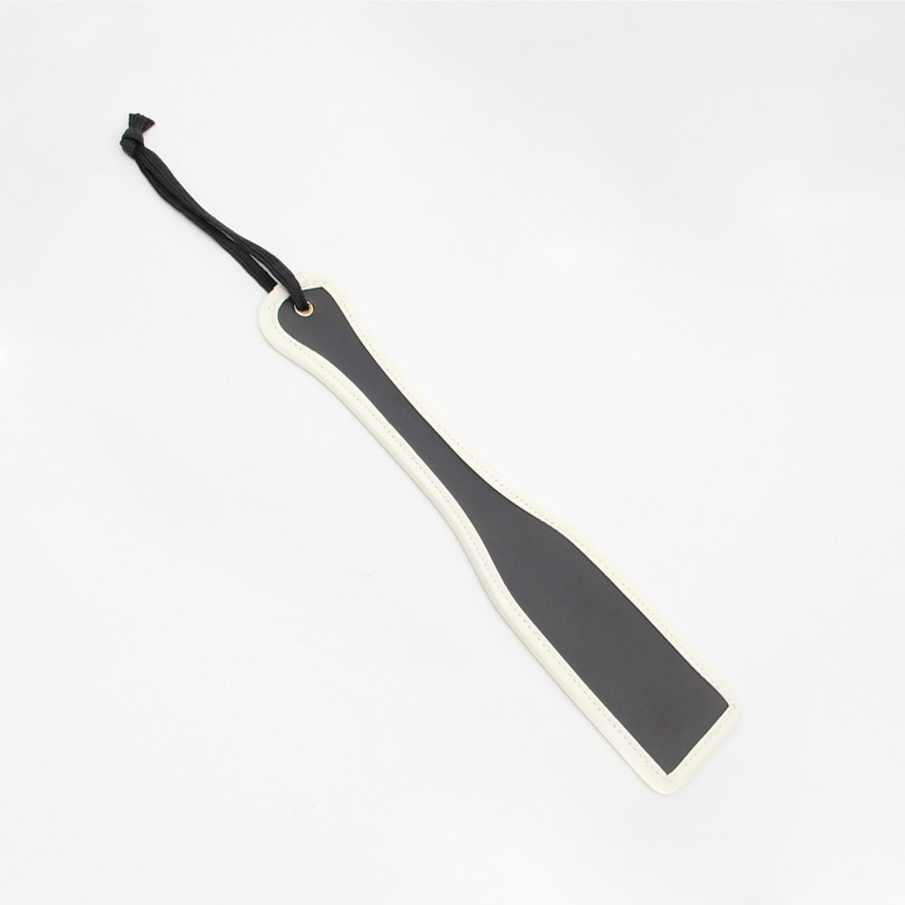 Love In Leather Black & Glow In The Dark BDSM Paddle - - Paddles And Slappers