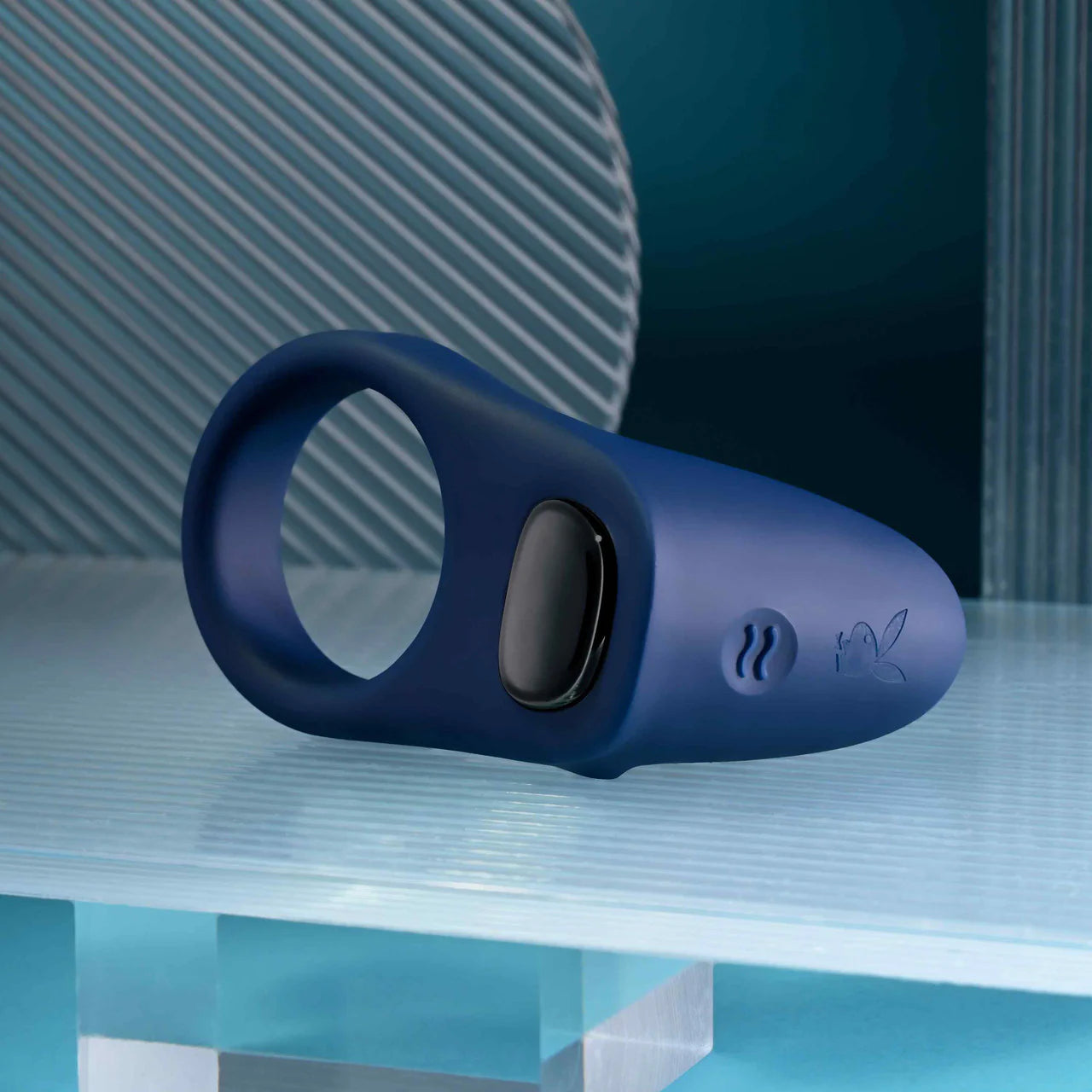 Playboy Pleasure Point Mens Vibrating Cock Ring - - Cock Rings