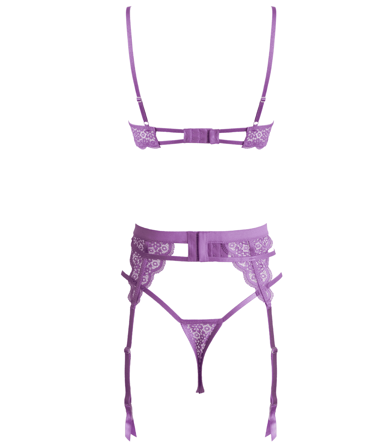 Muse Lingerie Two Piece Bra and Panty Set - - Bras and Bra Sets