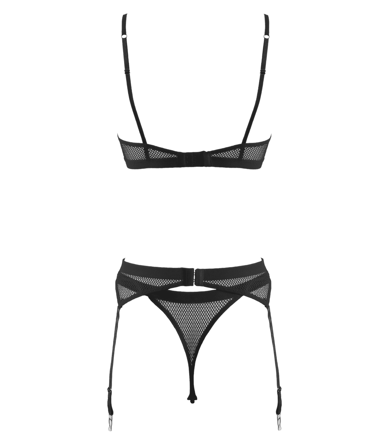 Muse Lingerie Fetish Play Sexy Bra and Panty Set Black - - Her Fetish