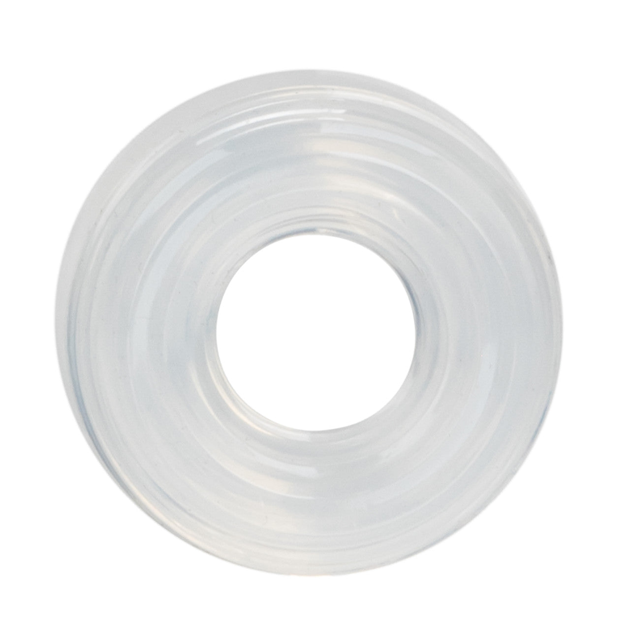 California Exotics Premium Silicone Cock Ring Medium - Clear - Stretchy Cock Rings