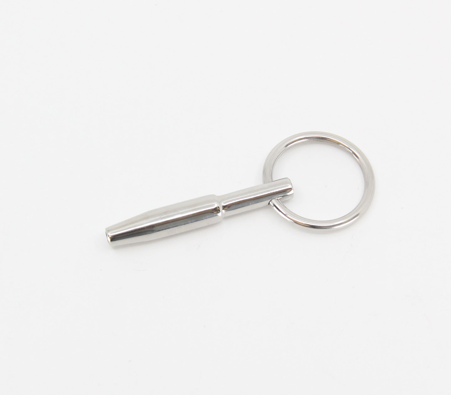 Love In Leather Cum Thru Penis Plug With Ring - Default Title - Urethral Sounds