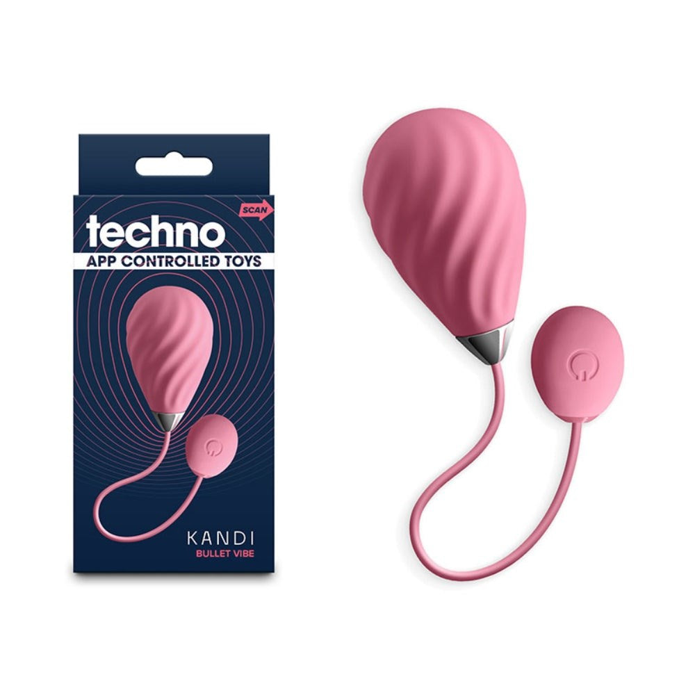 NS Novelties Techno Kandi - Rechargeable Vibrating Egg with App Control - Personal Massagers