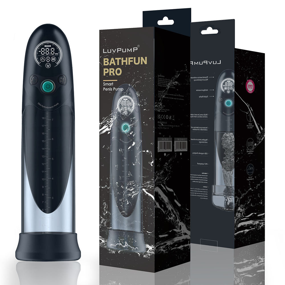 Shots LuvPump Bathfun Pro Waterproof Automatic Penis Pump - Penis Pumps And Stretchers