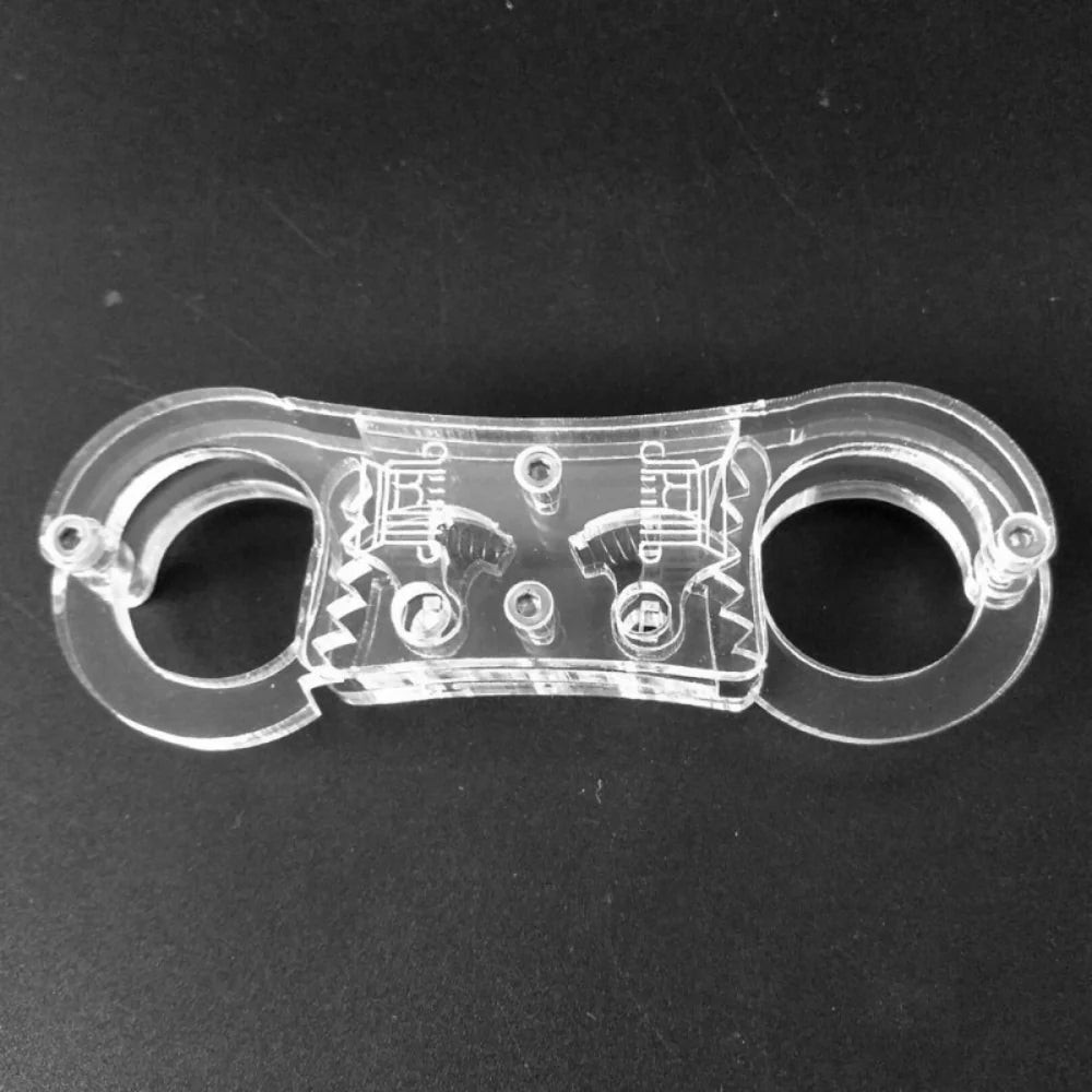 Acrylic Glass BDSM Finger Cuff Ratchet Clasp - - Cuffs And Restraints
