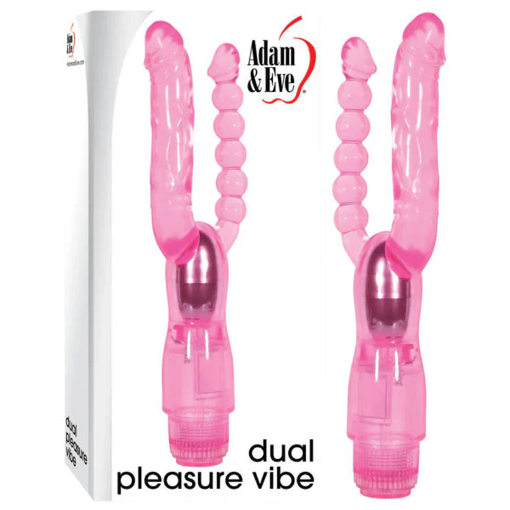 Adam & Eve Dual Pleasure Vibe with Anal Probe - - Anal Beads and Balls