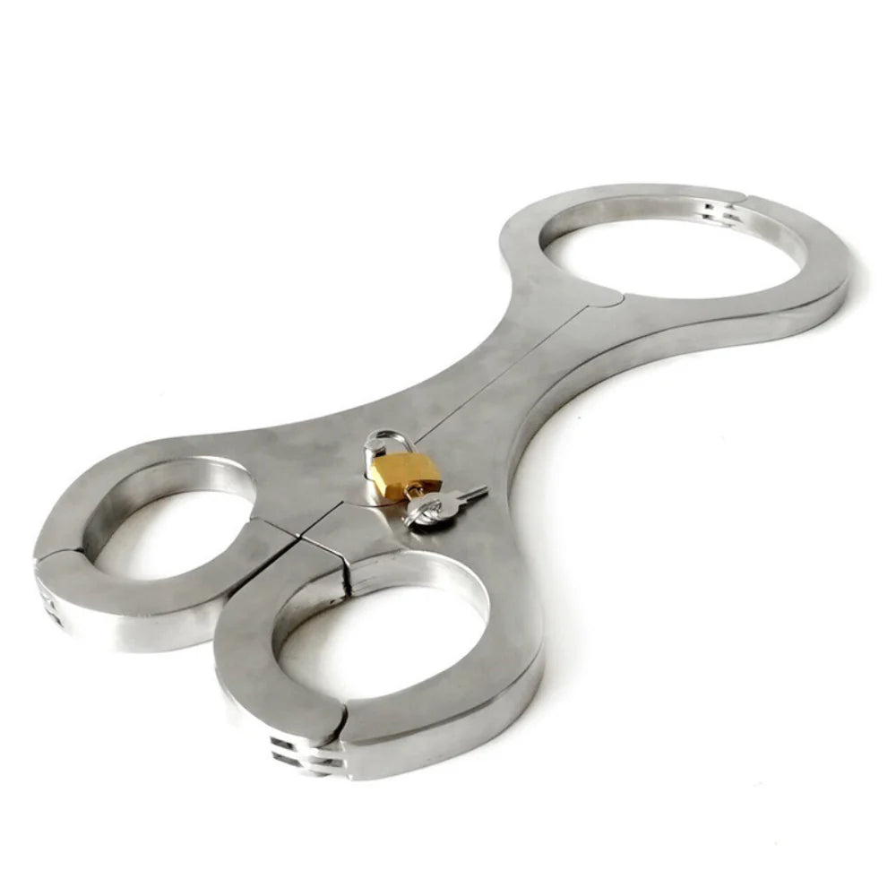 Anodized Aluminum Cangue Bondage Restraint - - Cuffs and Restraints