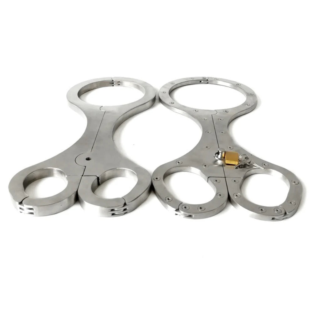 Anodized Aluminum Cangue Bondage Restraint - - Cuffs and Restraints