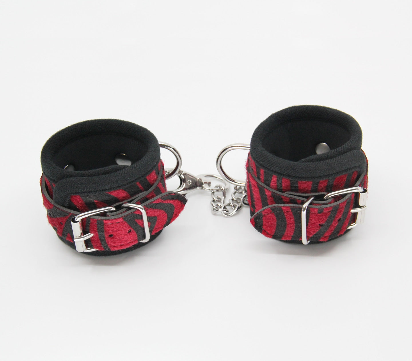 Berlin Baby Animal Print Bondage Wrist Cuffs - - Cuffs And Restraints