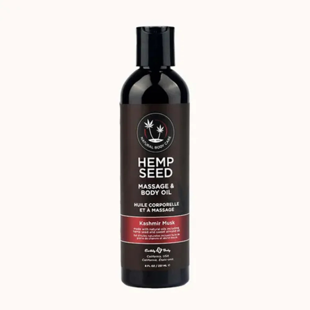 Hemp Seed Massage & Body Oil Based Lubricant 237 ml - - Oil Based Lubes