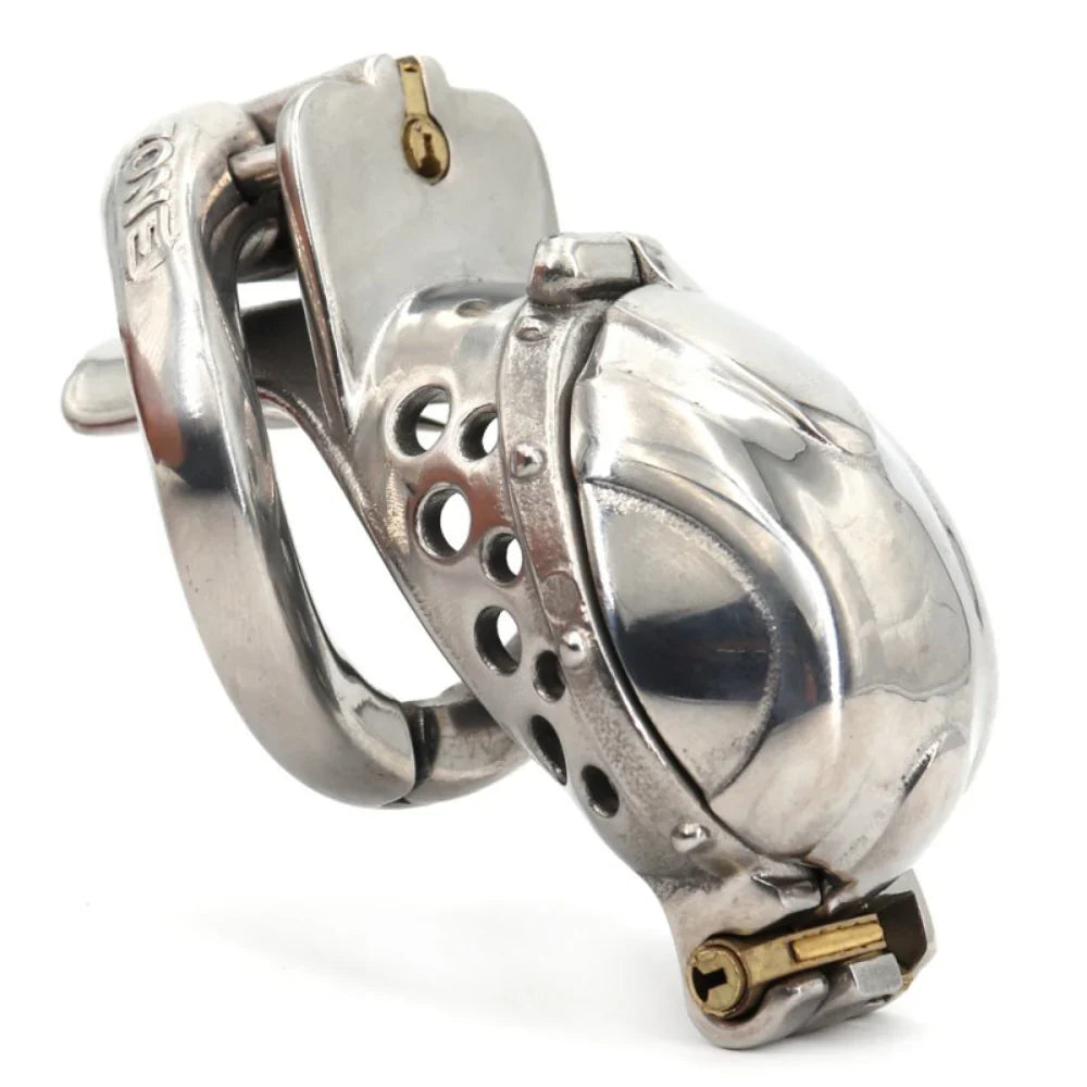 Kidding Zone Double Key Bird Mens Cock Cage - - Male Chastity