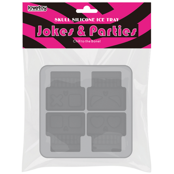 Lovetoy Bachelorette Party Skull Silicone Ice Tray - - Party Gifts and Novelties