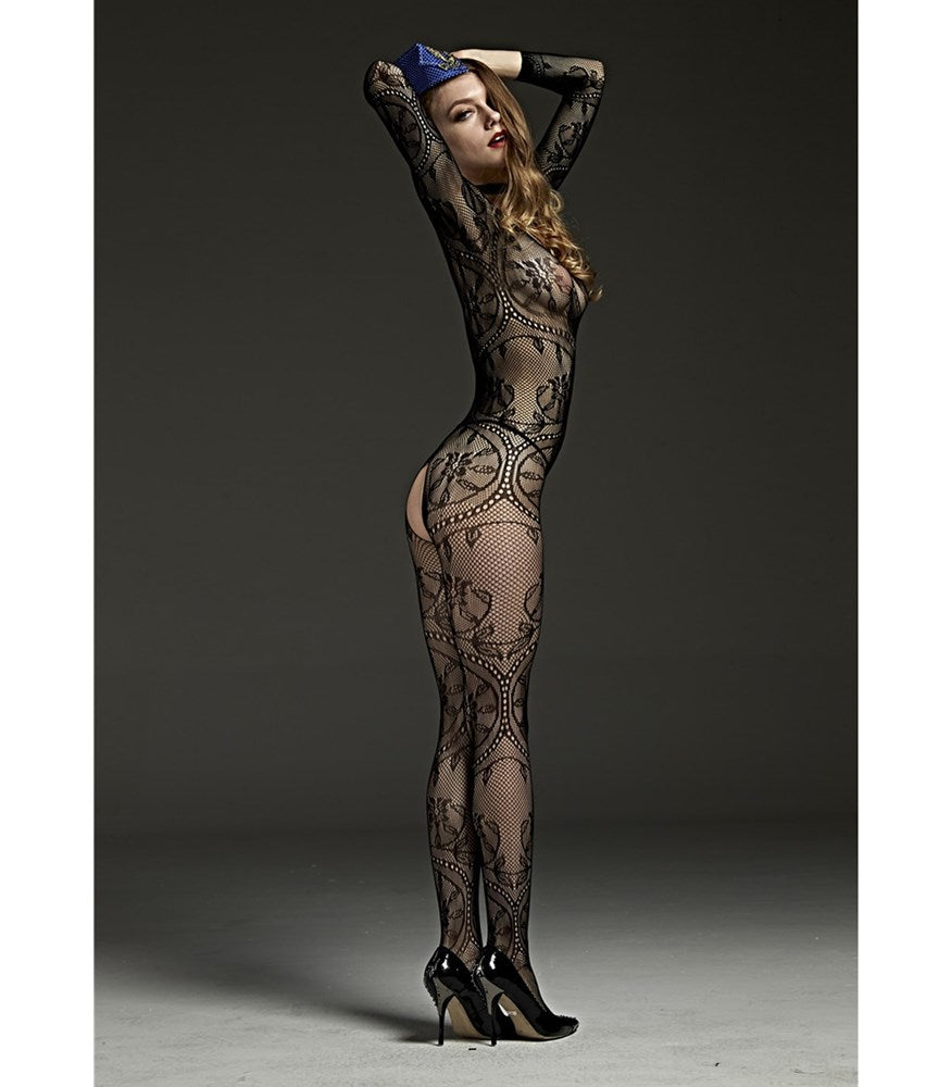 Rimes Salute Womens Body Stocking - - Her Fetish
