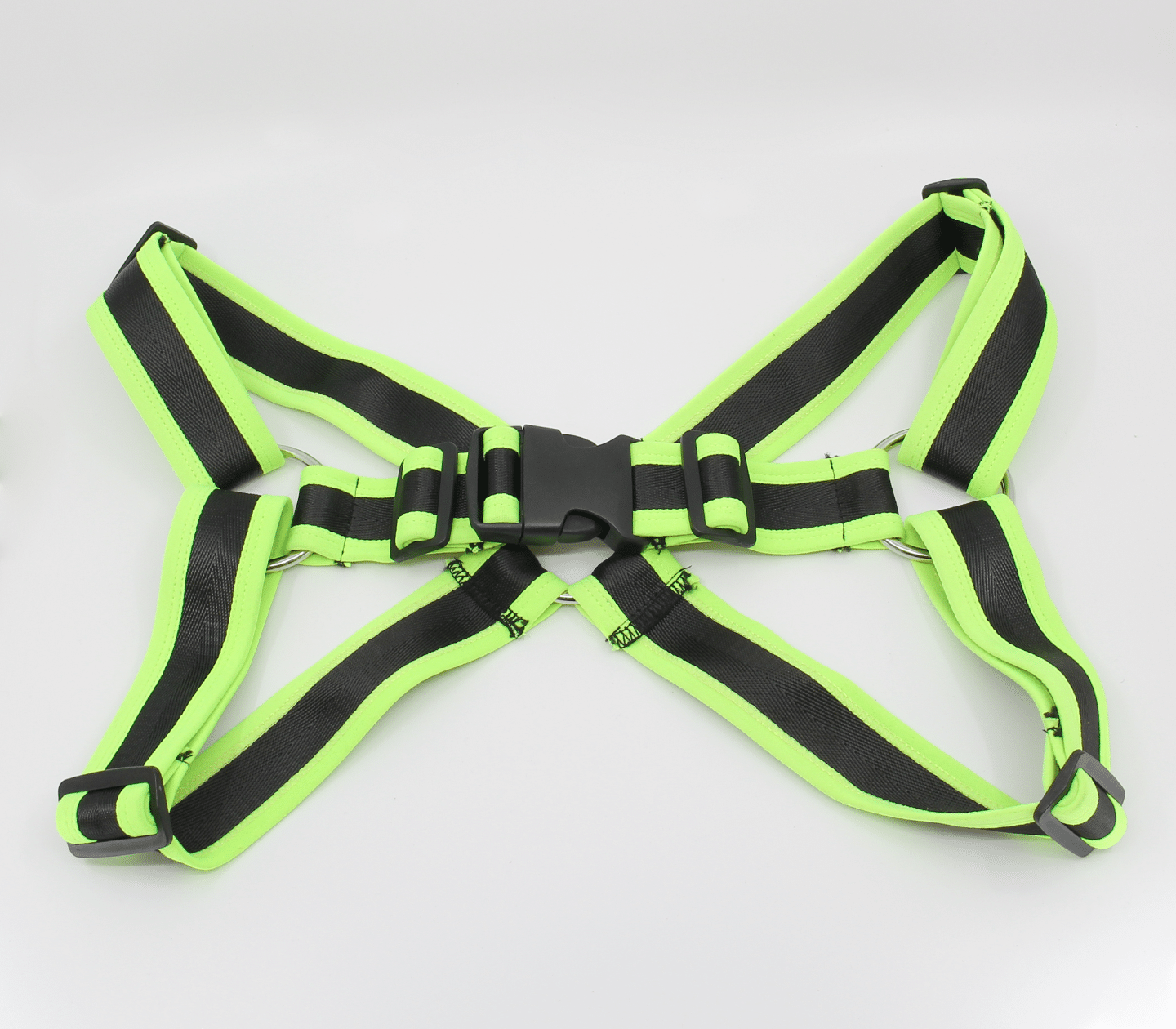 Berlin Baby Nylon Webbing Half Body Brace - Green - His Fetish