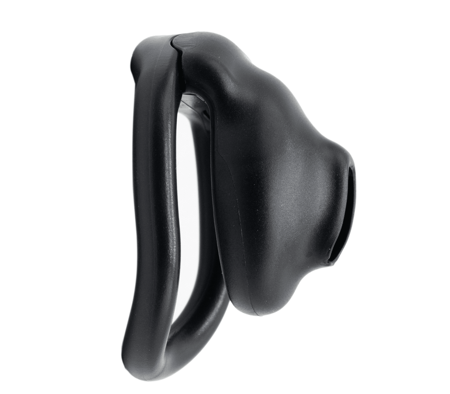 Love In Leather Micro Cock Cage with Urethral Opening - - Male Chastity