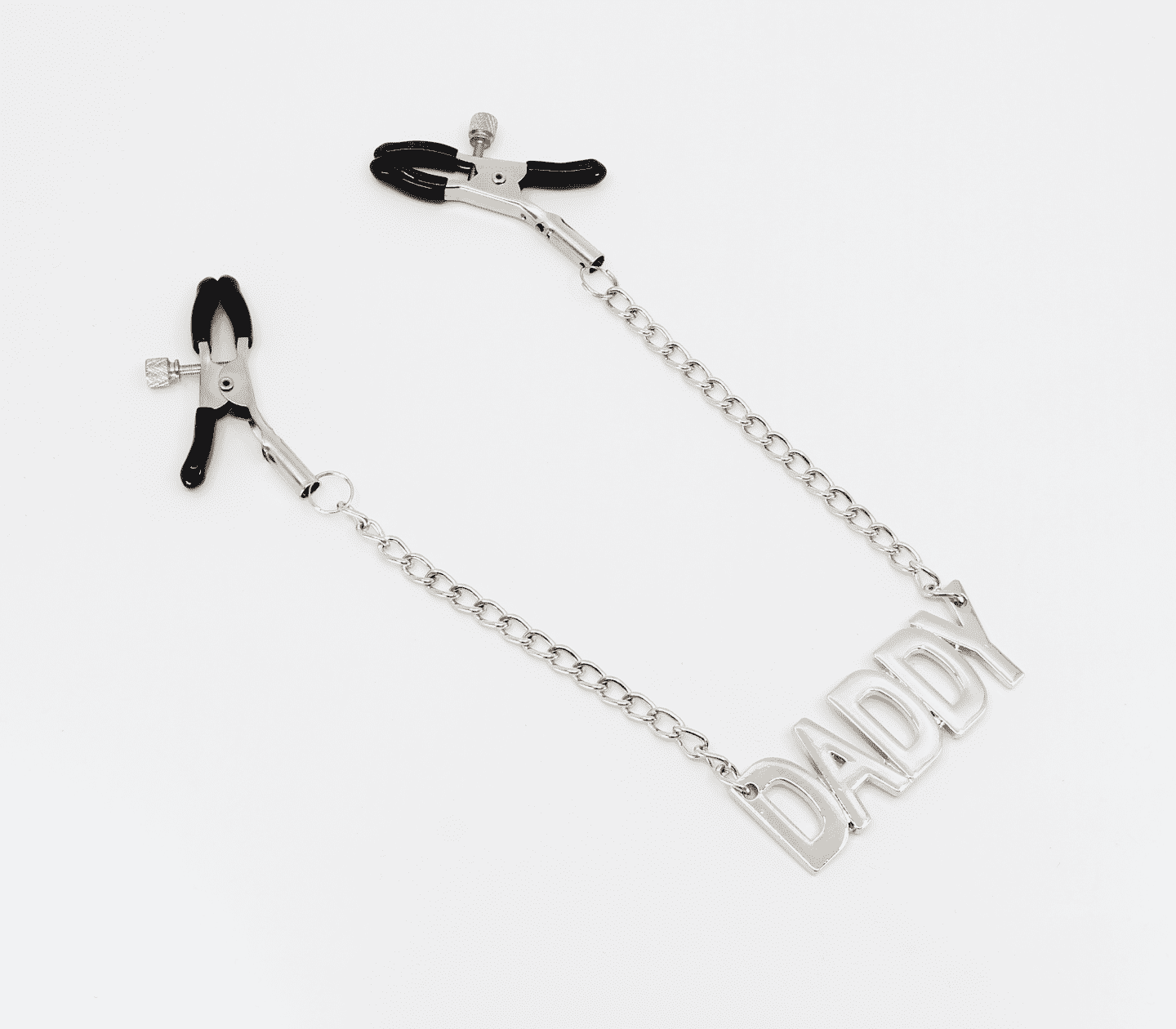 Love In Leather DADDY Written Nipple Clamps - Default Title - Nipple and Clit Clamps