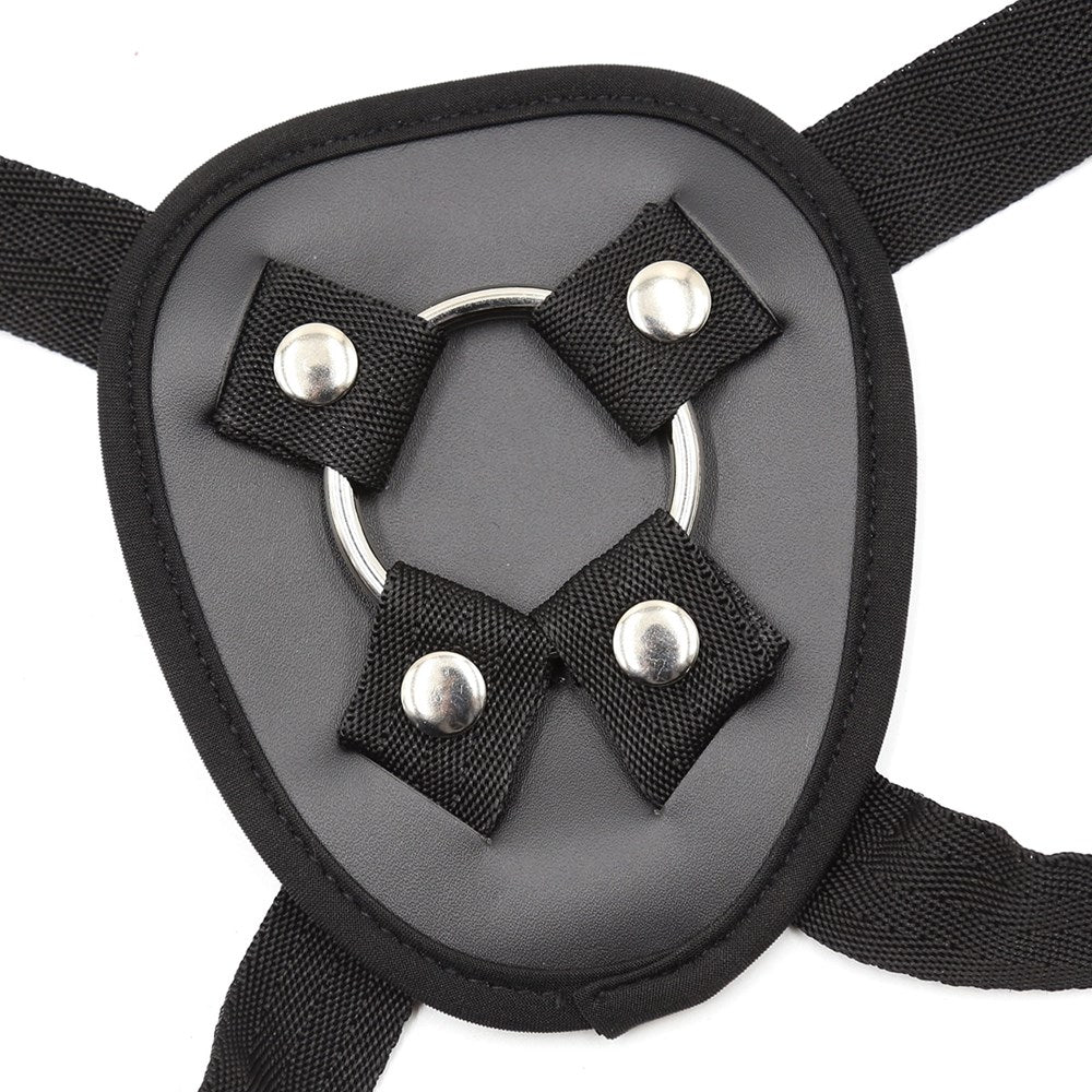 Love In Leather Adjustable Strap On With Back Support - - Strap On Sextoys