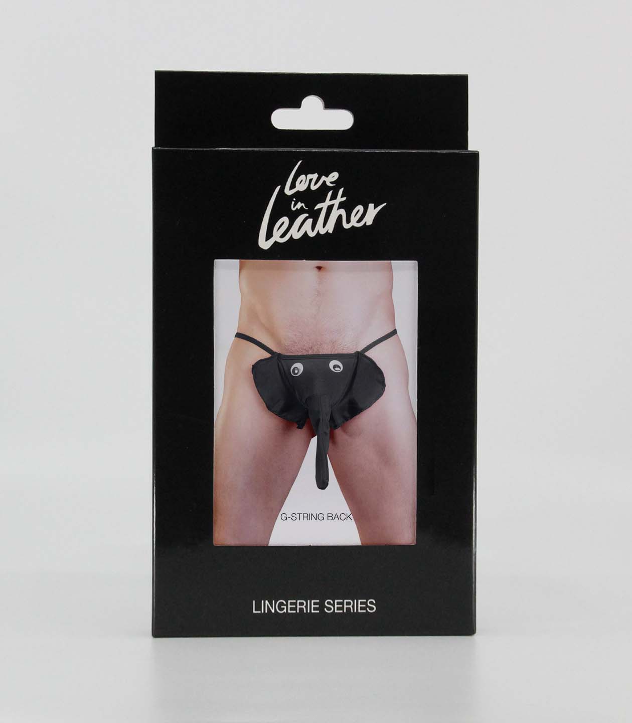 Love In Leather Mens Novelty Elephant G-string - Jocks and G-Strings