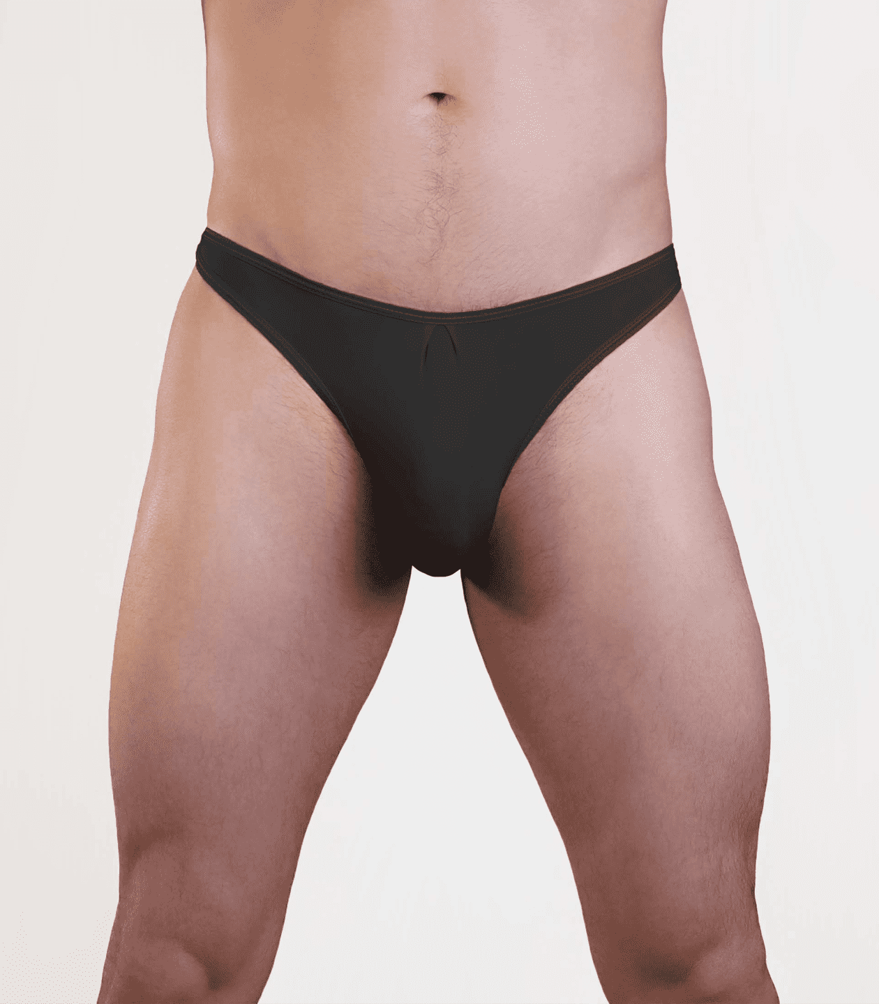 Love In Leather Plain Mens Lycra G-String L/XL - Jocks and G-Strings