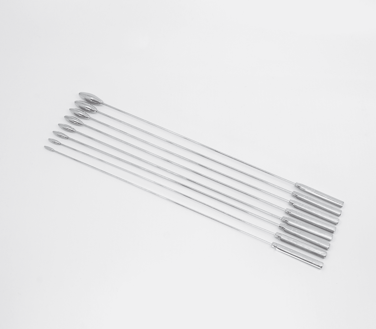 Love In Leather 8 Piece Rosebud Dilator Sounding Kit - - Urethral Sounds