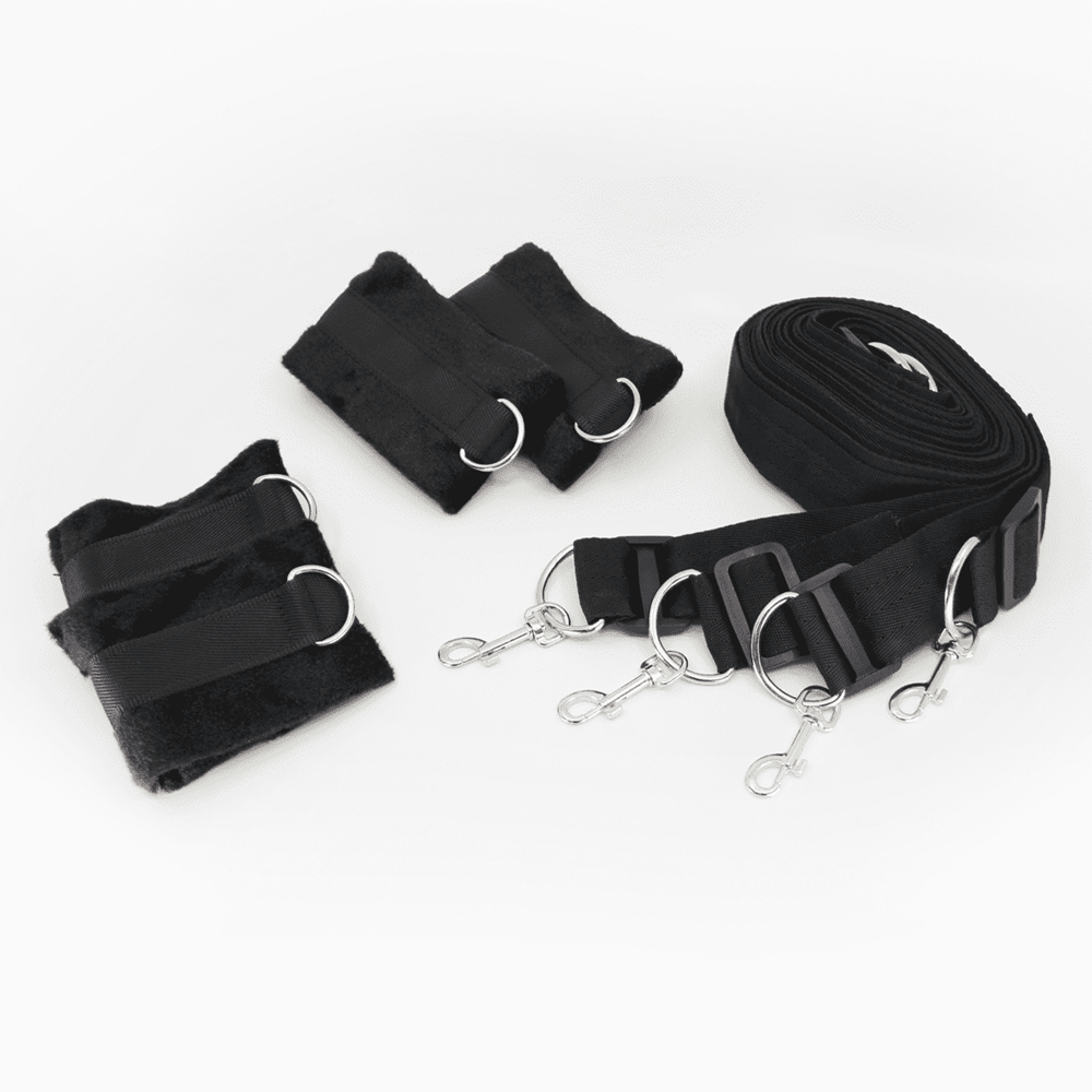 Love In Leather Under Bed Bondage Restraint System - - Cuffs And Restraints