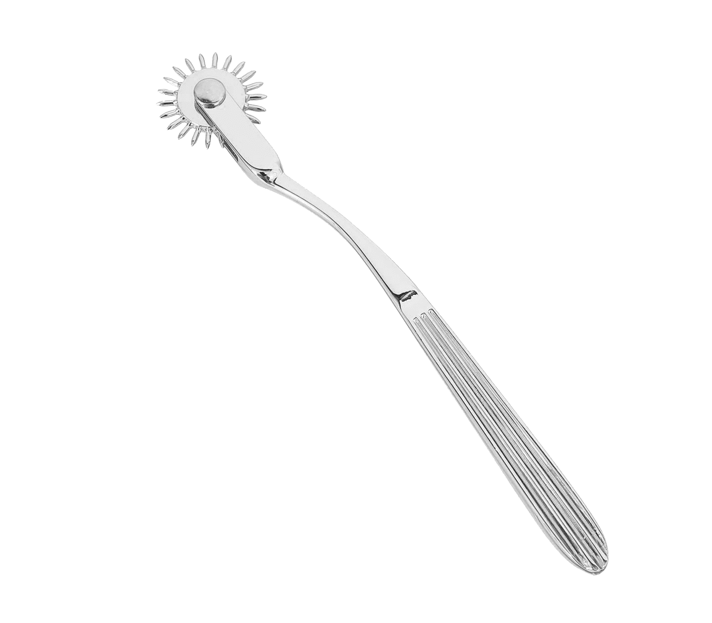 Love In Leather Single Wheel Wartenberg Wheel - Silver - Dental and Clinical