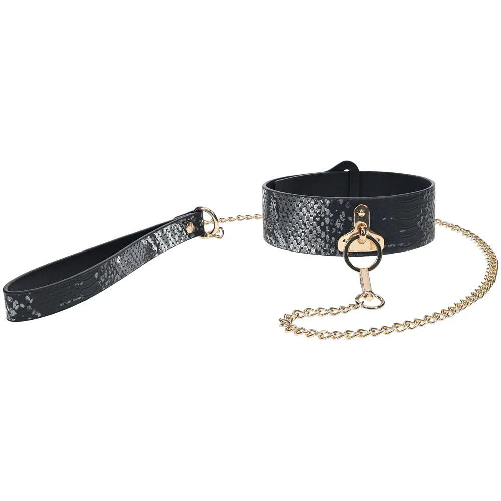 OUCH! FLORENCE BDSM Collar with Leash - - Bondage Kits