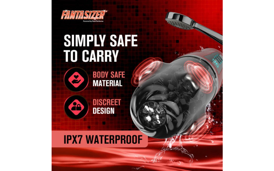 Hypershaker Automatic App Controlled LCD Masturbator - Masturbators and Strokers