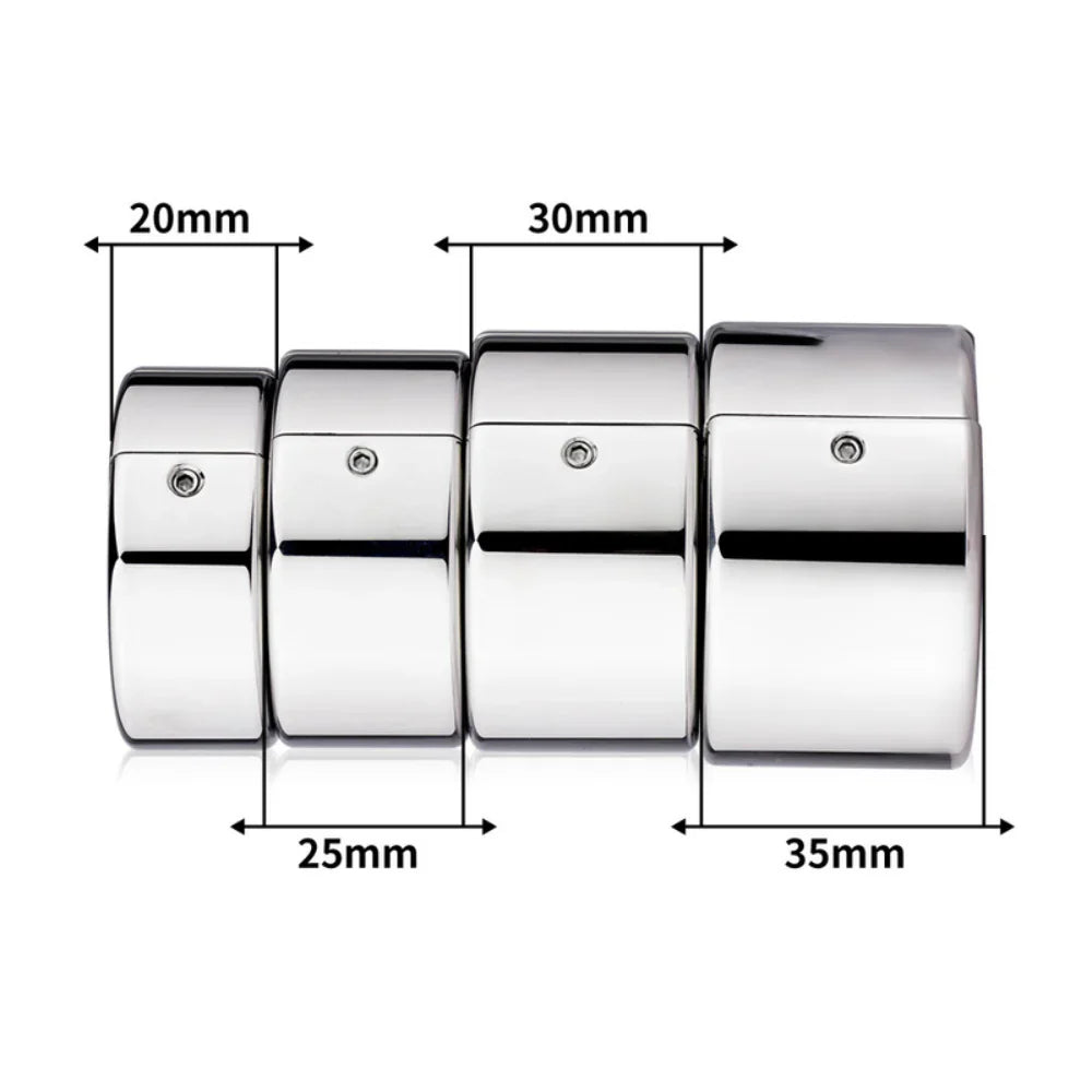 Scrotum Ring Pendant Weight For Male Delay - - Steel Sex Toys